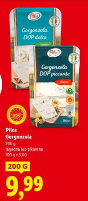 Gorgonzola pikantna 200 g promocja w Lidl