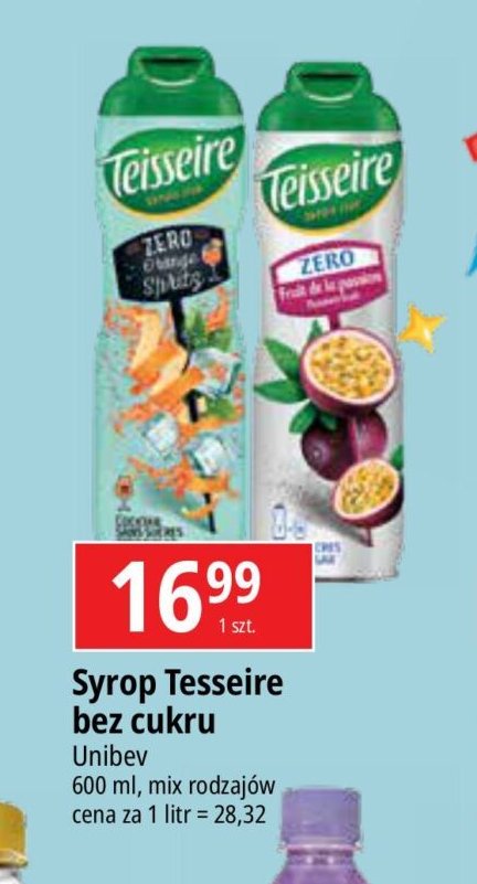 Syrop o smaku mango TEISSEIRE promocja