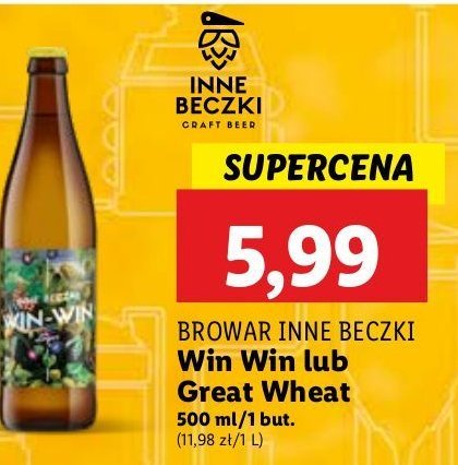 Piwo Inne beczki win-win promocja