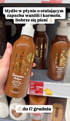 Naturalne mydło do rąk o zapachu wanilii i karmelu promocja w Rossmann