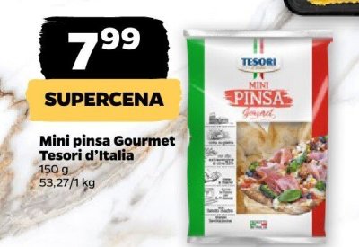 Mini pinsa Gourmet promocja w Netto