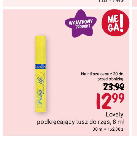 Eyeliner cobalt LOVELY PUMP UP promocja