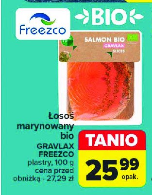 Łosoś gravlax bio Freezco promocja