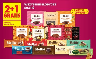 Czekolada Meltié Jelly & Mousse malina promocja w Biedronka