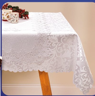 Obrus żakardowy J&J Trend promocja w Leclerc