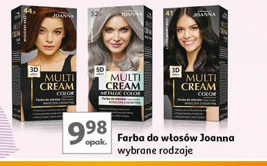 Farba do włosów 44.5 miedziany brąz Joanna multi cream color promocja