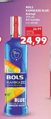 Koktajl kamikaze blue promocja w Kaufland