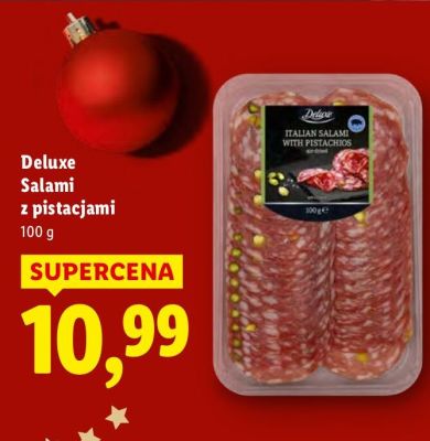 Salami Deluxe z pistacjami promocja w Lidl