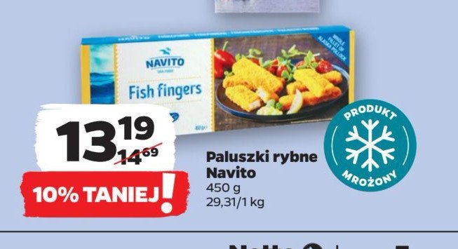 Paluszki rybne Navito promocja