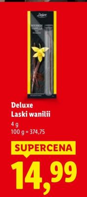 Laski wanilii Deluxe Laski wanilii promocja w Lidl