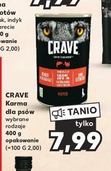 Karma dla psa kurczak i indyk Crave promocja