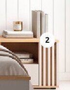 Szafka nocna KOM1S/A promocja w Black Red White