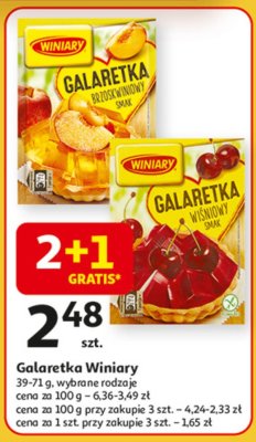 Galaretka brzoskwiniowa Winiary galaretka promocja
