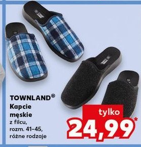 Kapcie męskie 41-45 Townland promocja w Kaufland