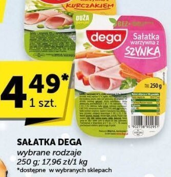 Sałatka Dega sałatka drobiowa promocja w ABC