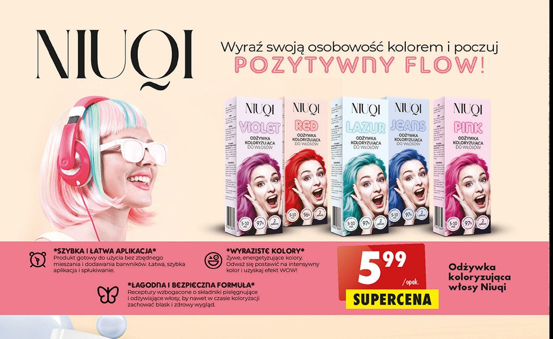 Od偶ywka koloryzuj膮ca violet promocja