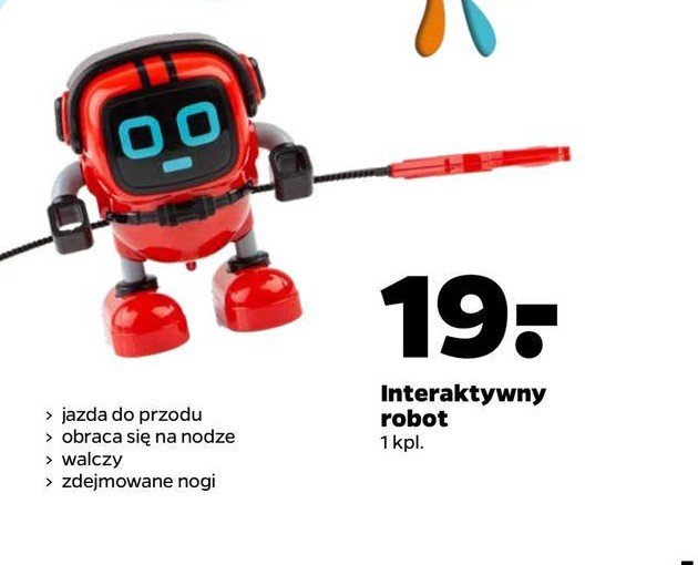Robot chodzący interaktywny promocja