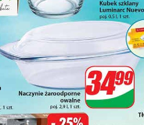 Naczynie żaroodporne owalne 2.9 l + pokrywa promocja