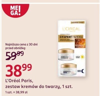 Zestaw kremów do twarzy  promocja w Rossmann