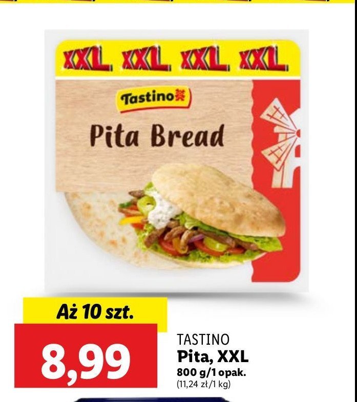 Pita xxl Tastino promocja