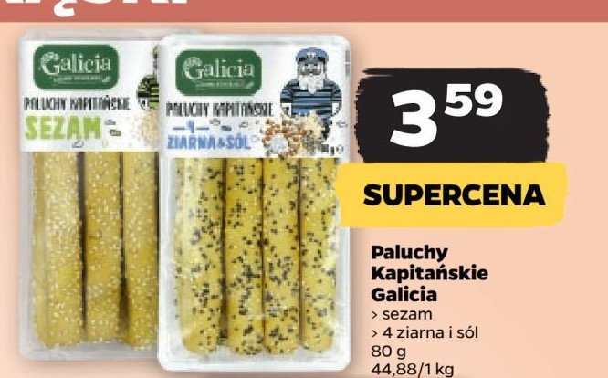 Paluchy kapitańskie ziarna + sól Galicia promocja