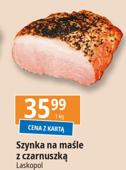 Szynka na ma艣le z czarnuszk膮 LASKOPOL promocja