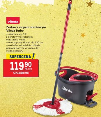 Zestaw z mopem obrotowym Vileda Turbo promocja w Makro