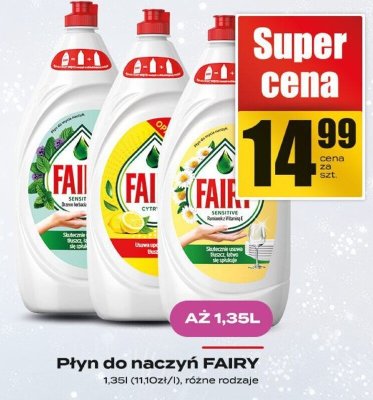 Płyn do naczyń FAIRY promocja w Supeco