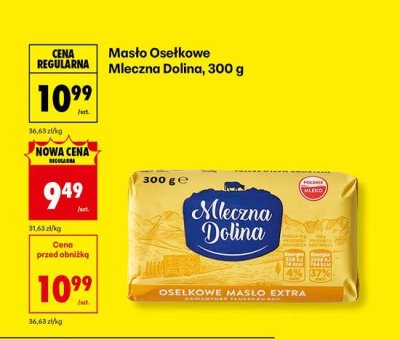 Masło Osełkowe, 300 g promocja w Biedronka