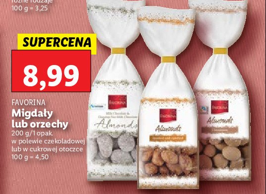 Orzechy brazylijskie w czekoladzie Favorina promocja