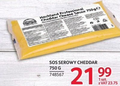 Sos serowy Cheddar 750g promocja w Selgros