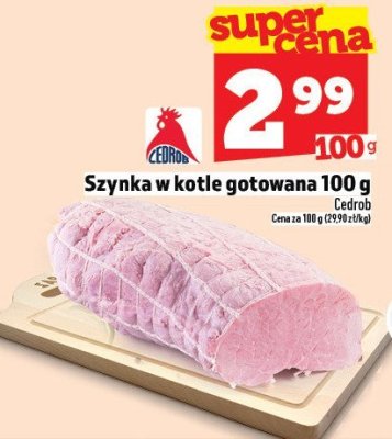 Szynka w kotle gotowana Cedrob promocja w TOPAZ