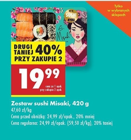 Sushi misaki Sushi 4you promocja