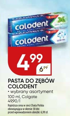 Pasta do zębów Colodent promocja w Chata Polska