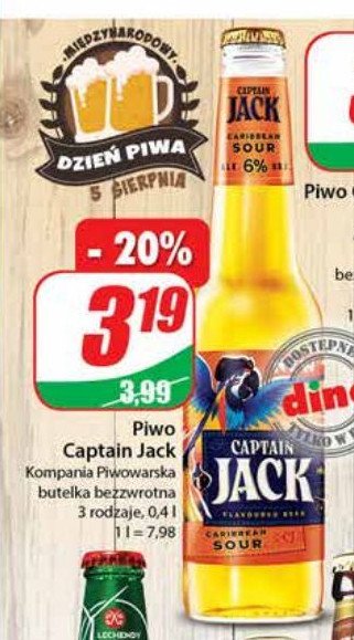 Piwo Captain jack caribbean sour promocje