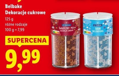 Dekoracje cukrowe Belbake Dekoracje cukrowe promocja w Lidl