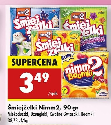 Cukierki owocowe Nimm2 boomki promocja w Biedronka