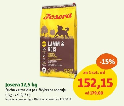Karma sucha Josera 12,5 kg promocja w MAXI ZOO