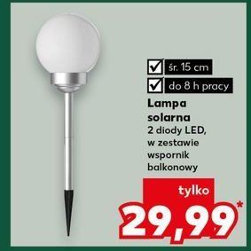 Lampa solarna 15 cm promocja