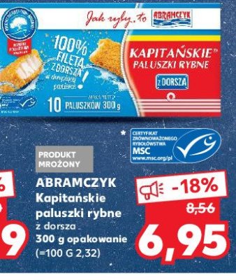 Paluszki rybne kapitańskie Abramczyk promocja