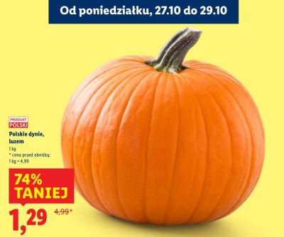 Dynia promocja w Lidl