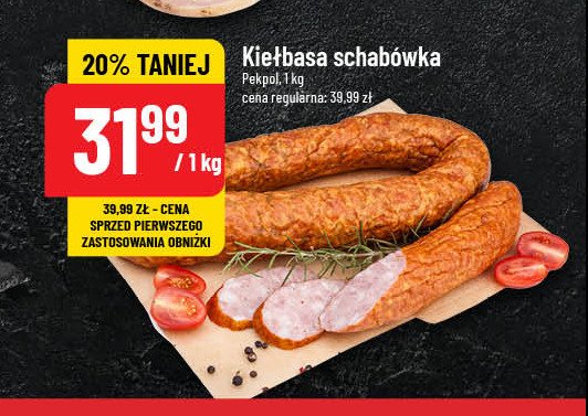 Kiełbasa schabowa Pekpol promocja