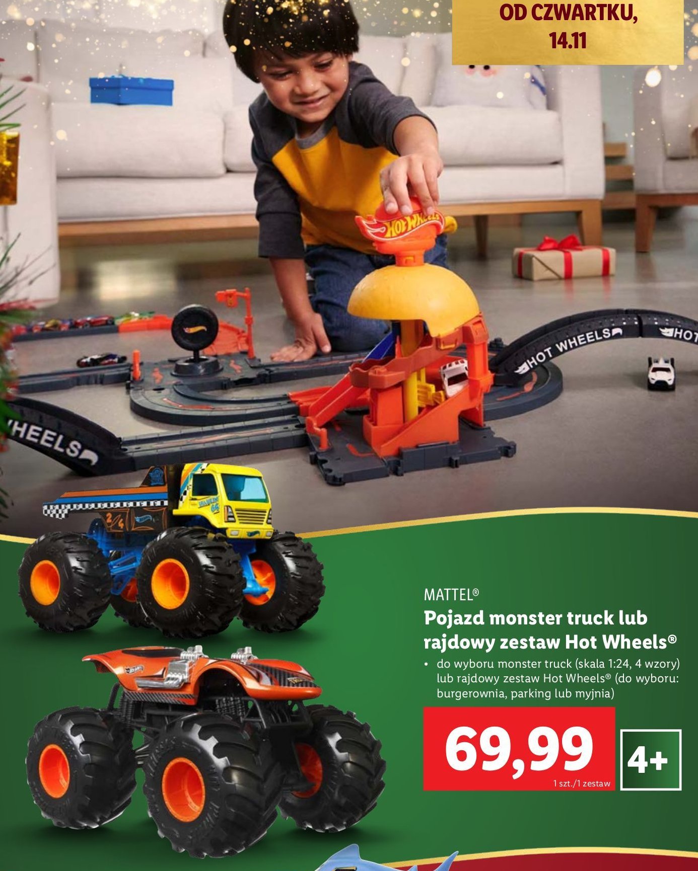 Pojazd monster trucks Mattel promocja