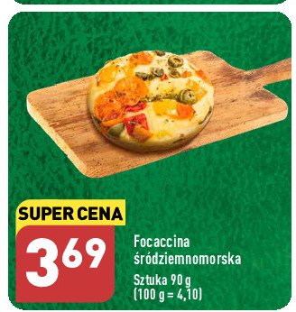 Focaccia śródziemnomorska promocja