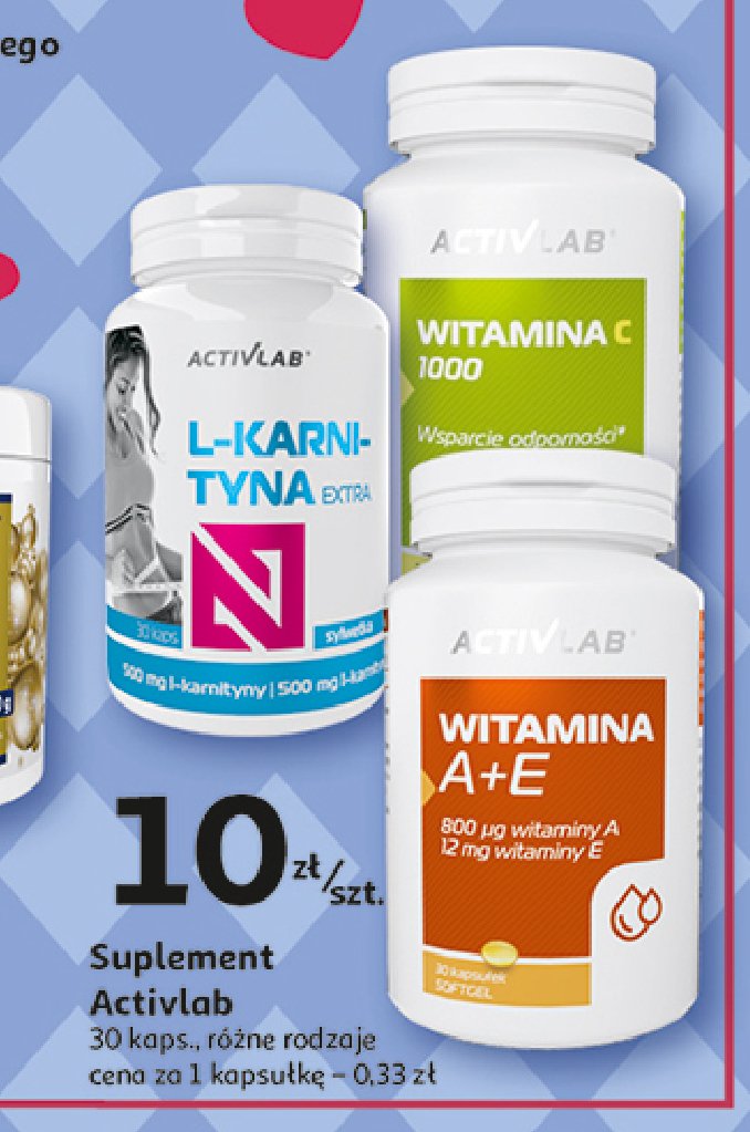 Witamina a+e Activlab promocja w Auchan