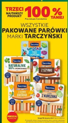 Parówki Tarczyński z szynki promocja w Kaufland