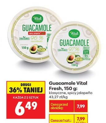 Guacamole Vital Fresh, 150 g: klasyczne promocja w Biedronka