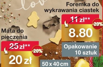 Mata do pieczenia Opakowanie 10 sztuk 50x40cm promocja w Woolworth