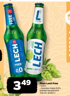 Piwo Lech Free limonka-mięta 0.0% promocja w Netto