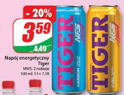 Napój nfs heat fuel Tiger energy drink promocja